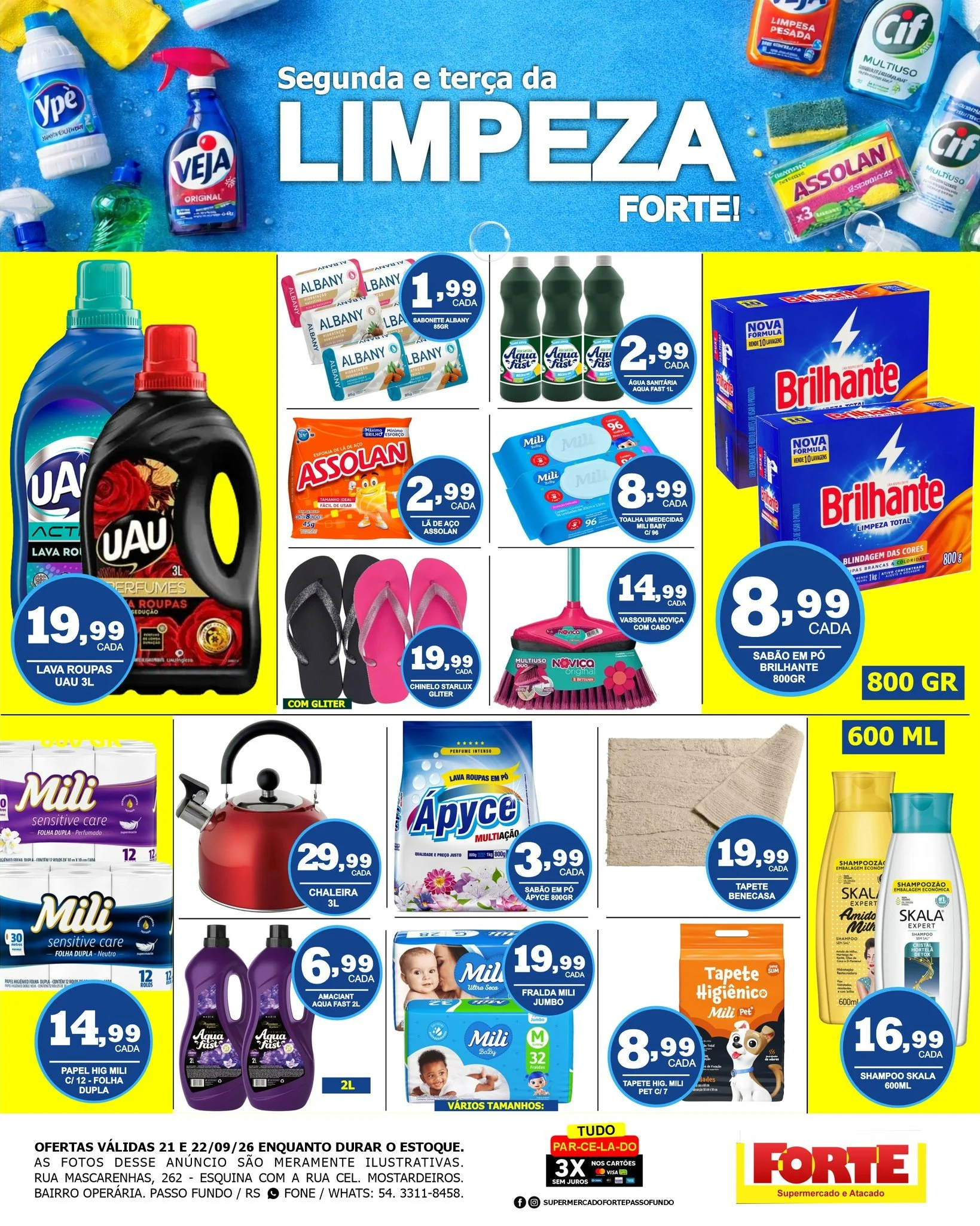 Ofertas FORTE SUPERMERCADO – de 21/09/2026 a 22/09/2026