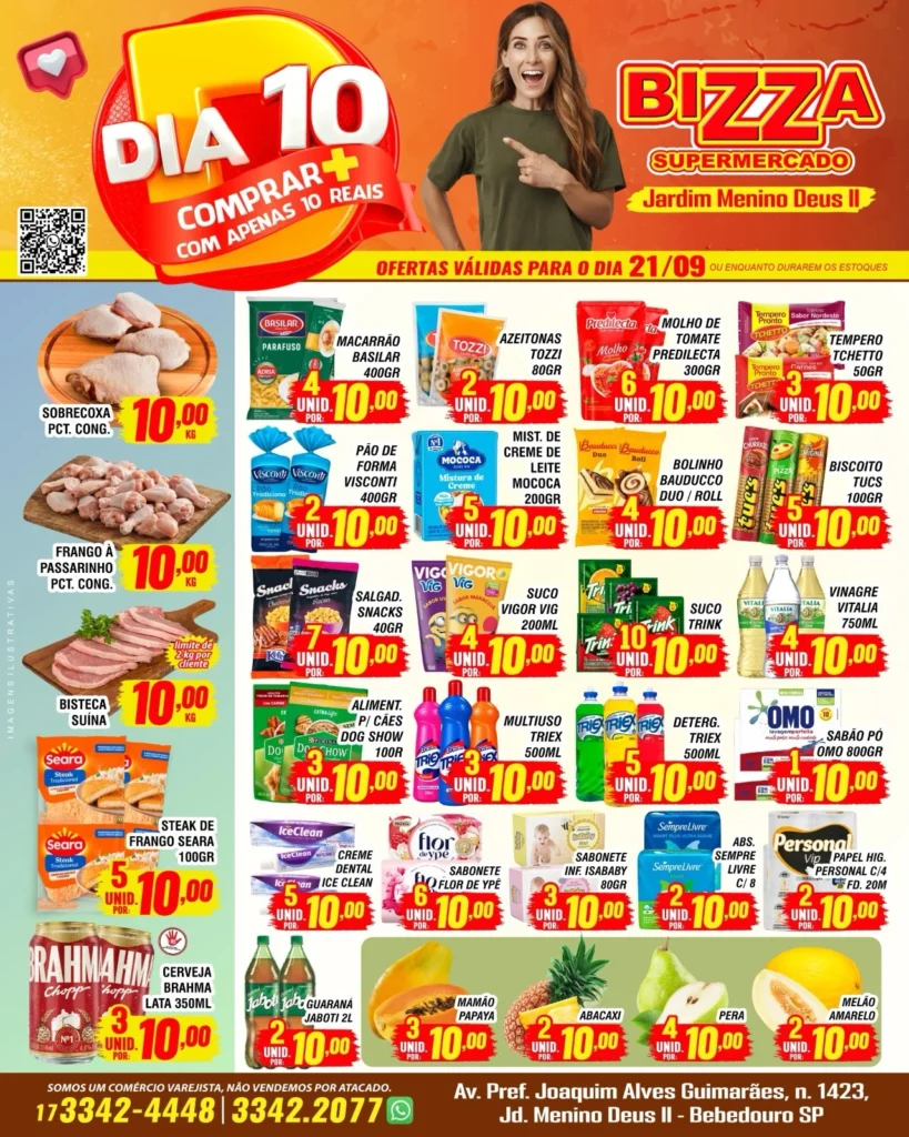 Ofertas Bizza Supermercado Jd. Menino Deus II – Bebedouro – até 21/09/2026