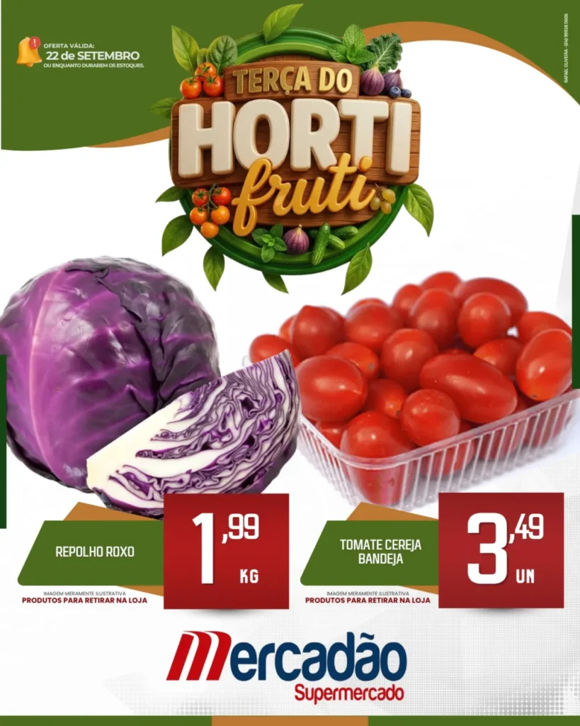 Ofertas Mercadão Supermercado – de 22/09 a 22/09