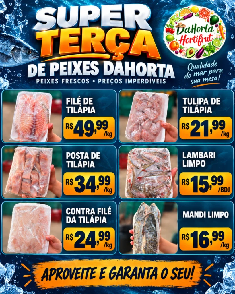 Ofertas Dahorta Hortifruti – até DD/MM Ofertas Dahorta Hortifruti – até DD/MM