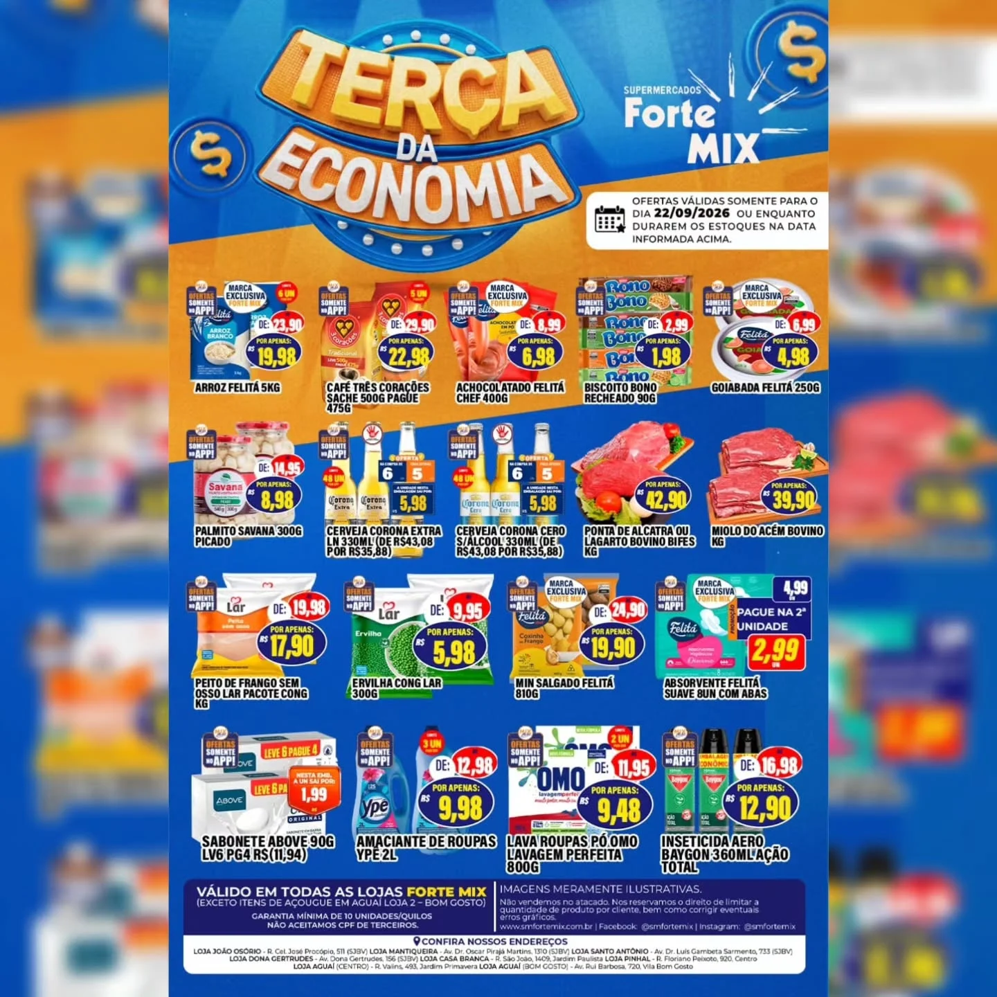 Ofertas Supermercados Forte Mix – de 22/09/2026 a 22/09/2026 Ofertas Supermercados Forte Mix – de 22/09/2026 a 22/09/2026