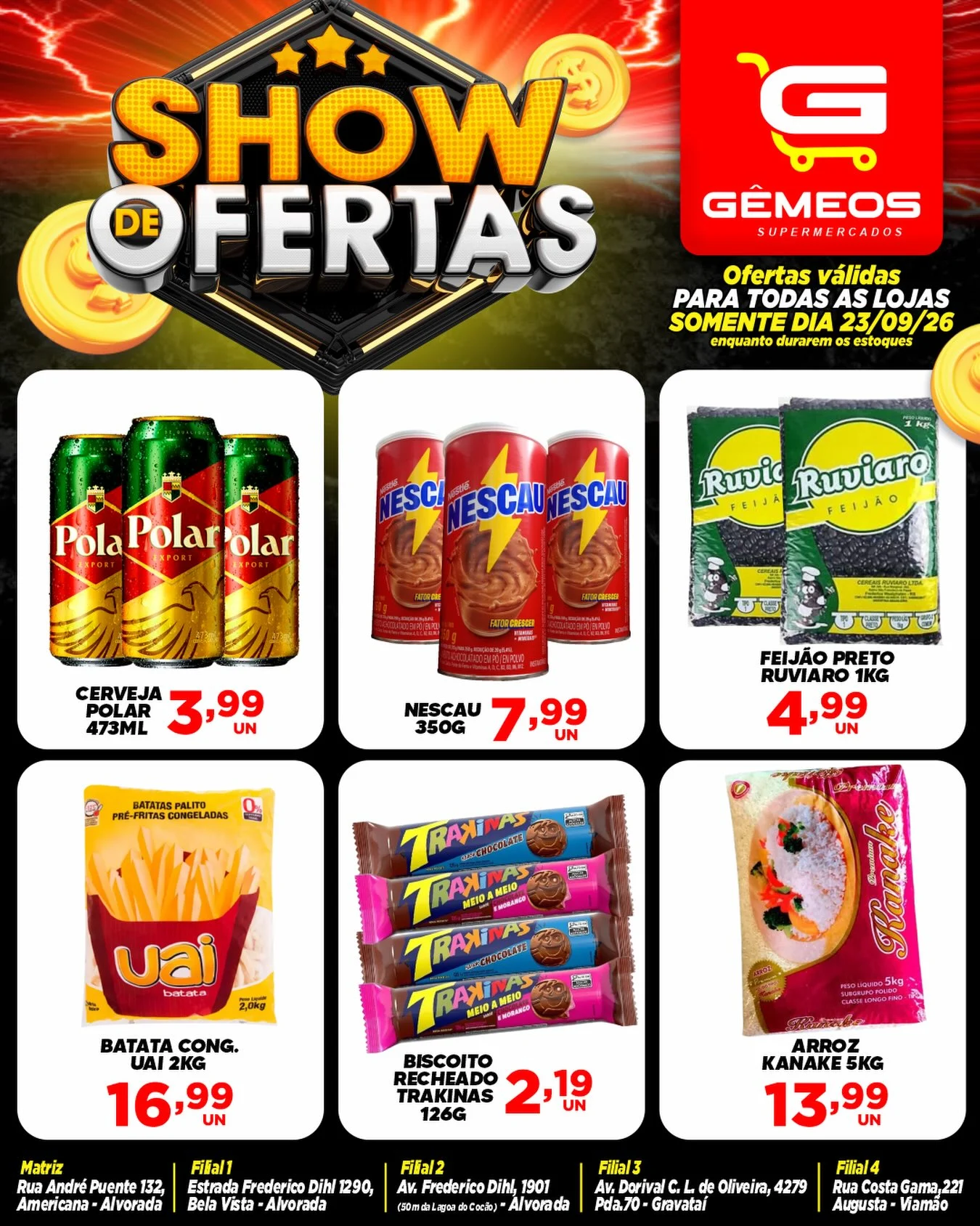 Ofertas Gemeos supermercado – até 23/09/2026