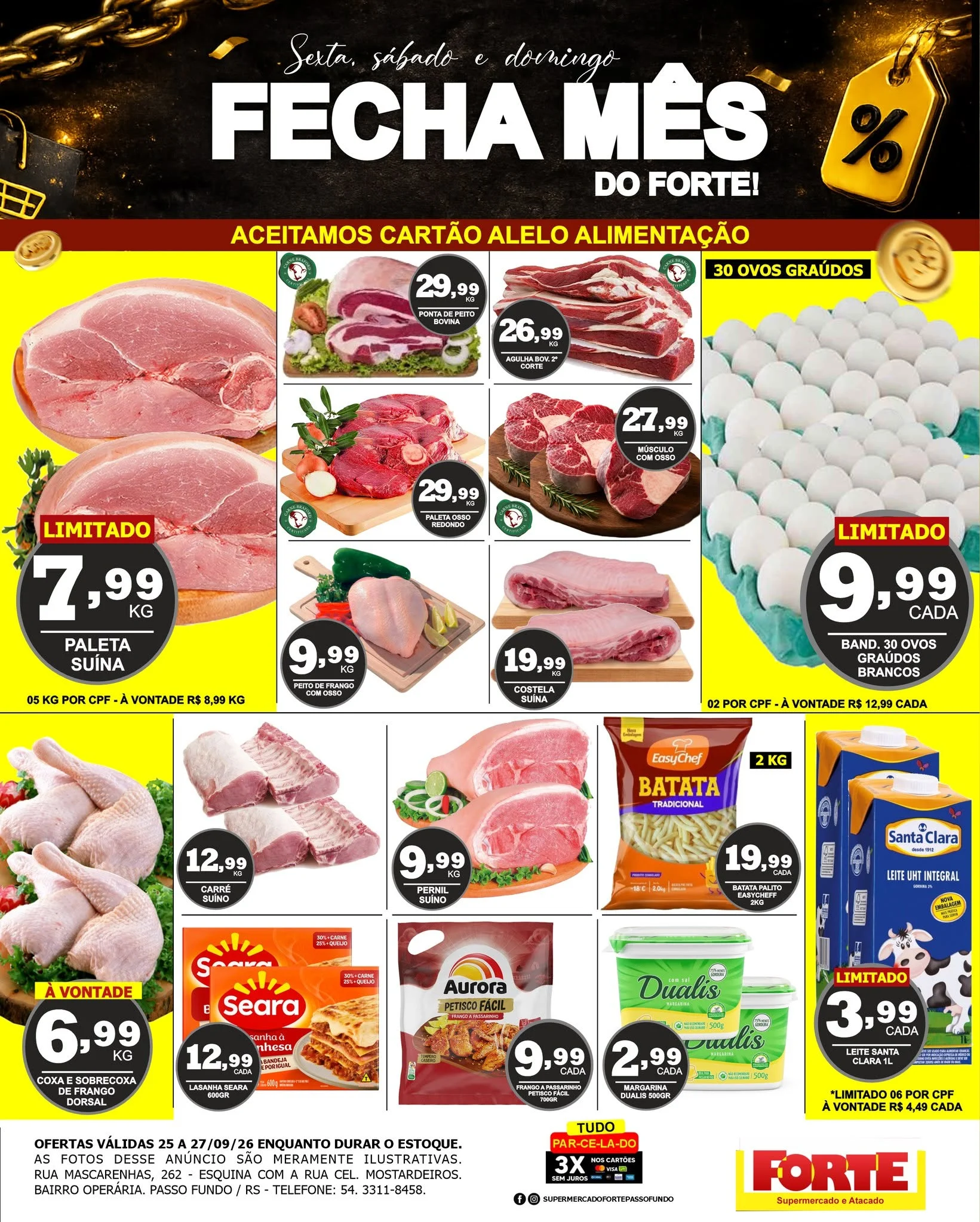 Ofertas FORTE SUPERMERCADO – 27/09/2026