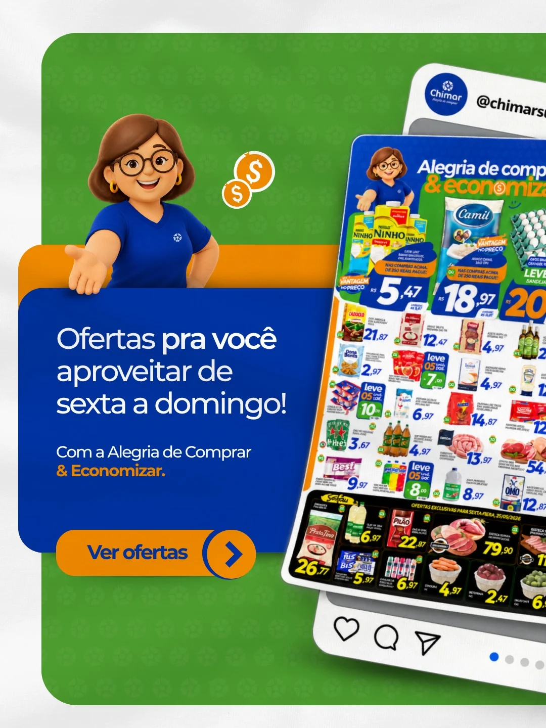 Ofertas Chimar Supermercados – 27/09/2026