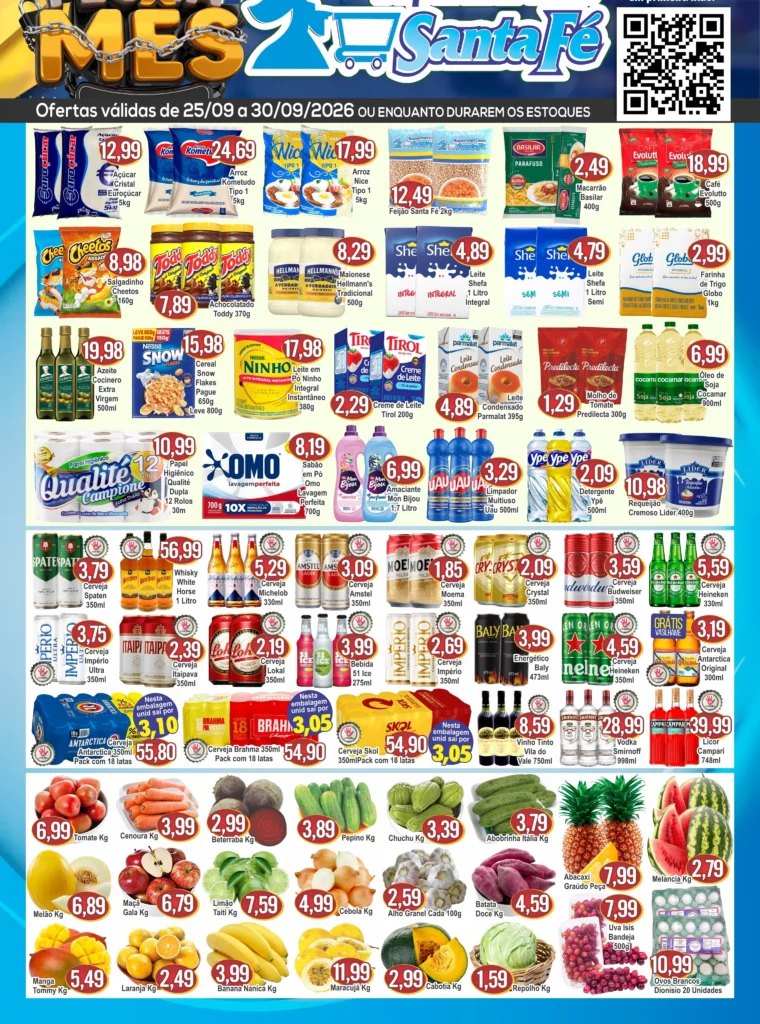 Ofertas SUPERMERCADO SANTA FÉ – 30/09/2026