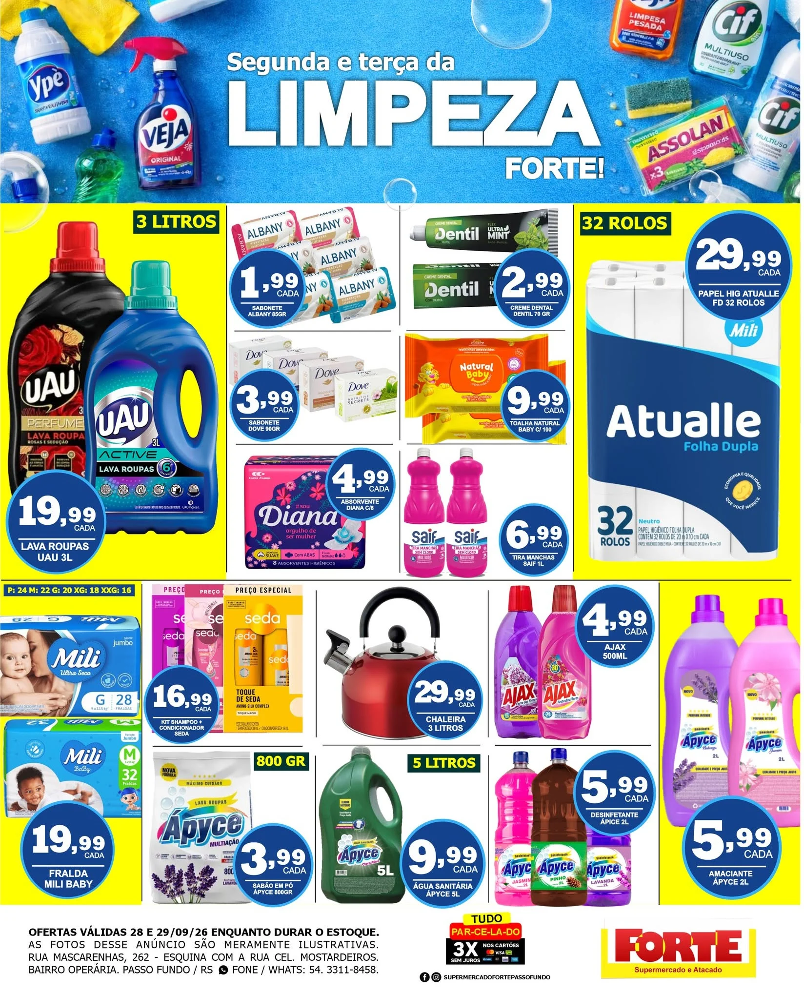 Ofertas FORTE SUPERMERCADO – 28/09/2026
