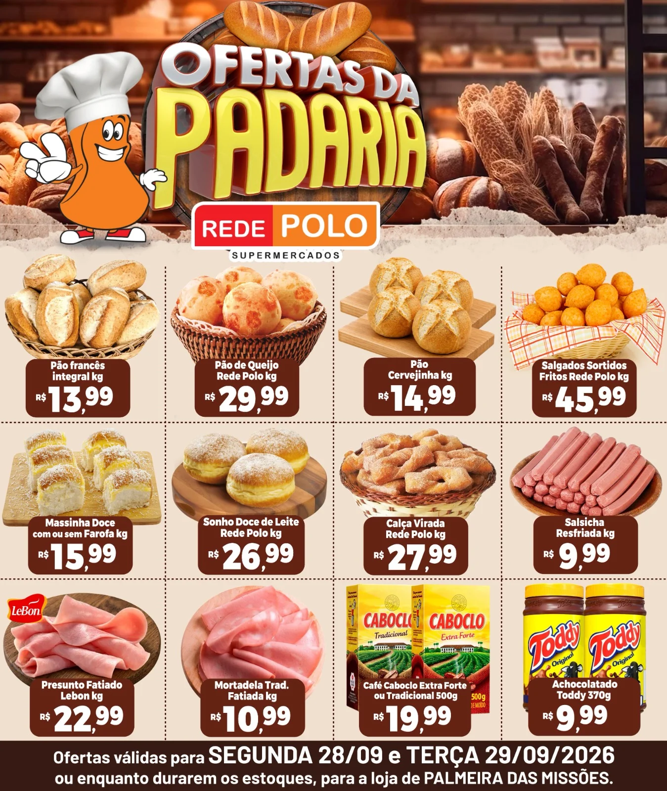 Ofertas Rede Polo Palmeira – 29/09/2026