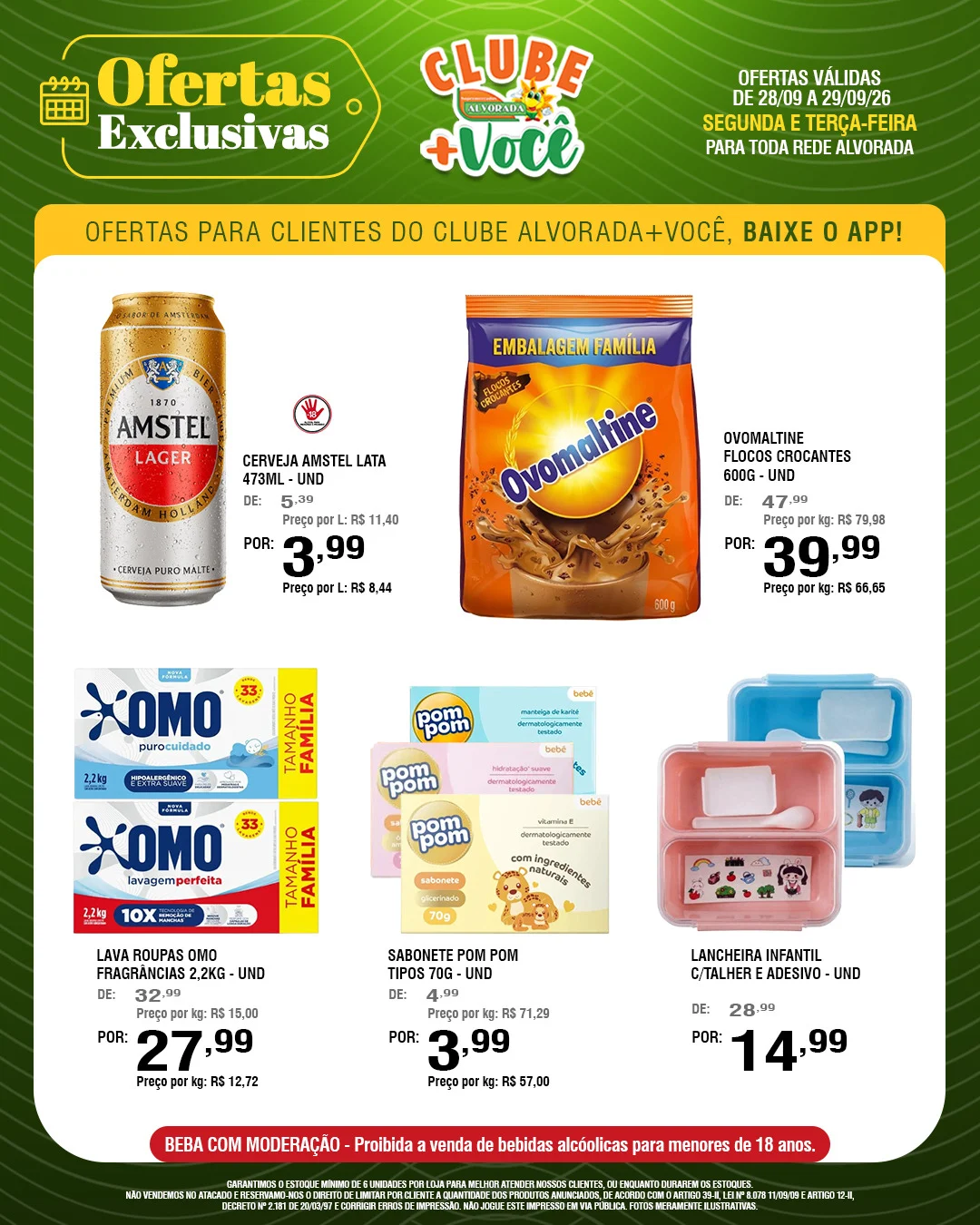 Ofertas Supermercados Alvorada – 29/09/2026