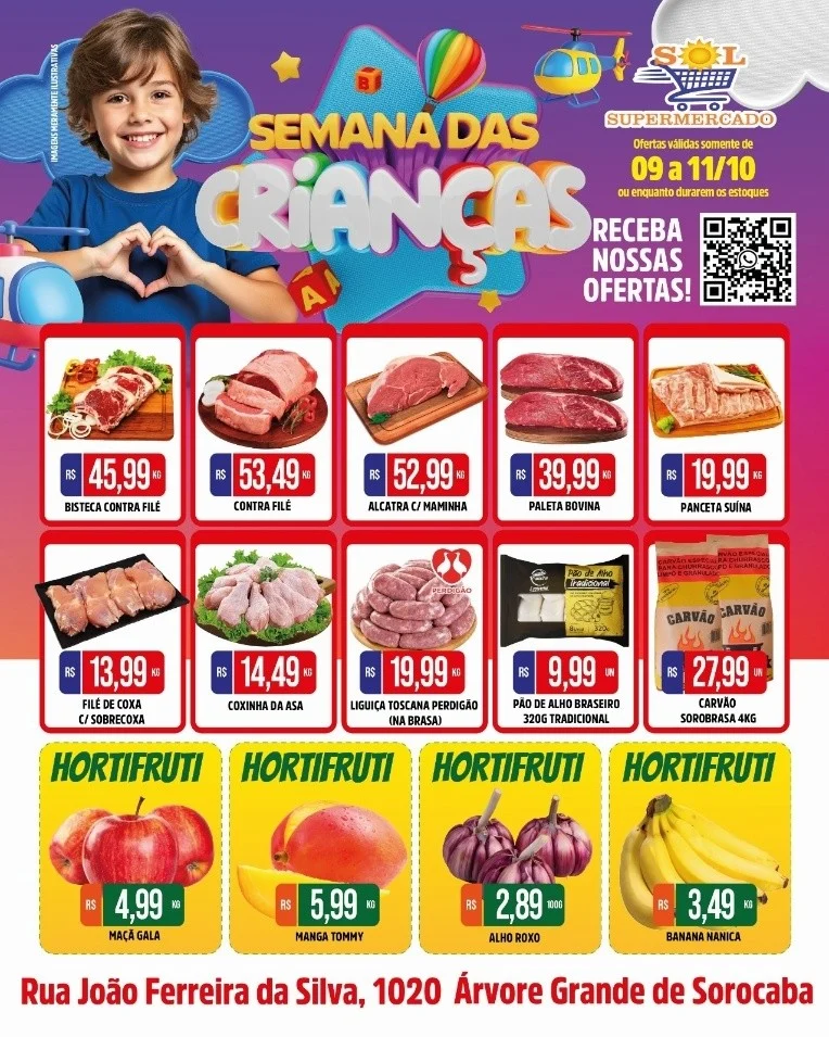 Ofertas Supermercado Sol – 11/10/2026