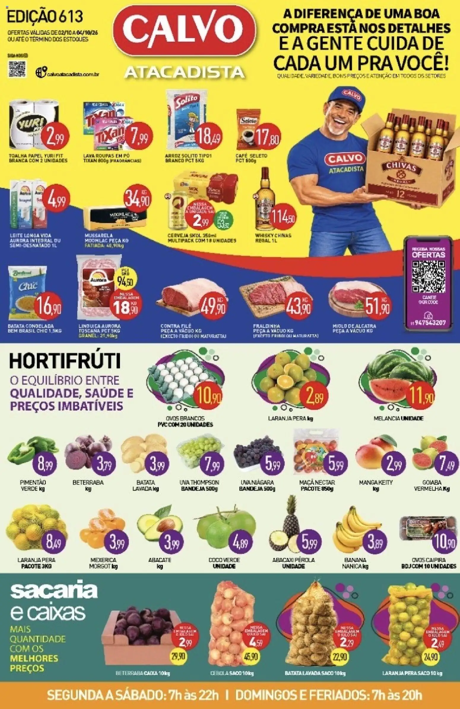 Ofertas Calvo Atacadista até 04/10/2026.