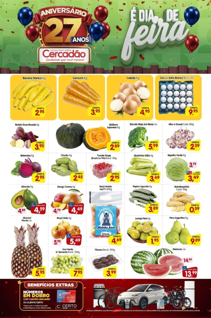 Ofertas Cercadão até 08/10/2026.