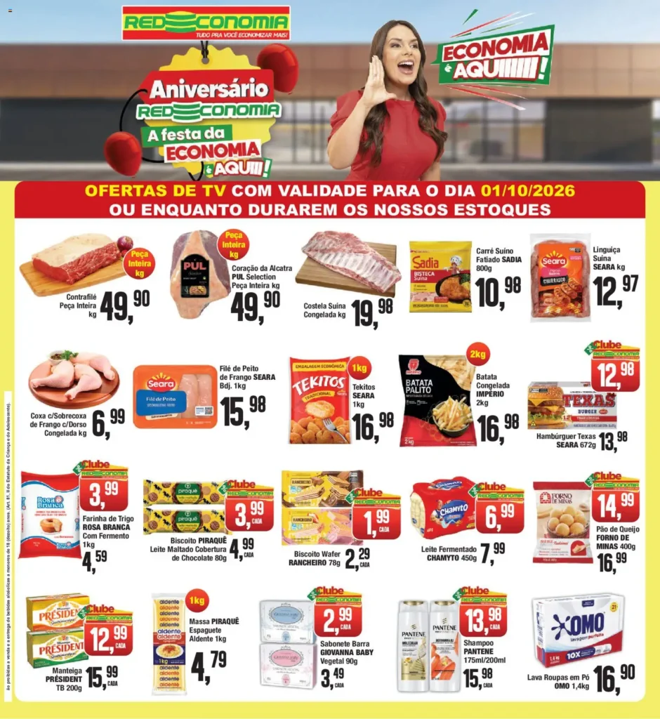 Ofertas RedEconomia ofertas até 01/10/2026.