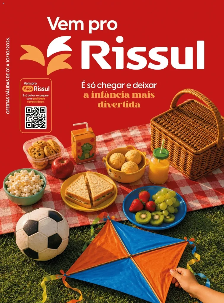 Ofertas Rissul ofertas Dia das Crianças até 10/10/2026.