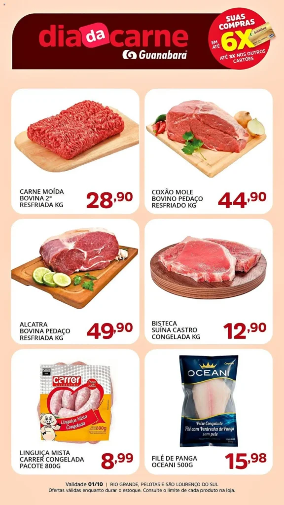 Ofertas Supermercado Guanabara até 01/10/2026. Ofertas Supermercado Guanabara até 01/10/2026.