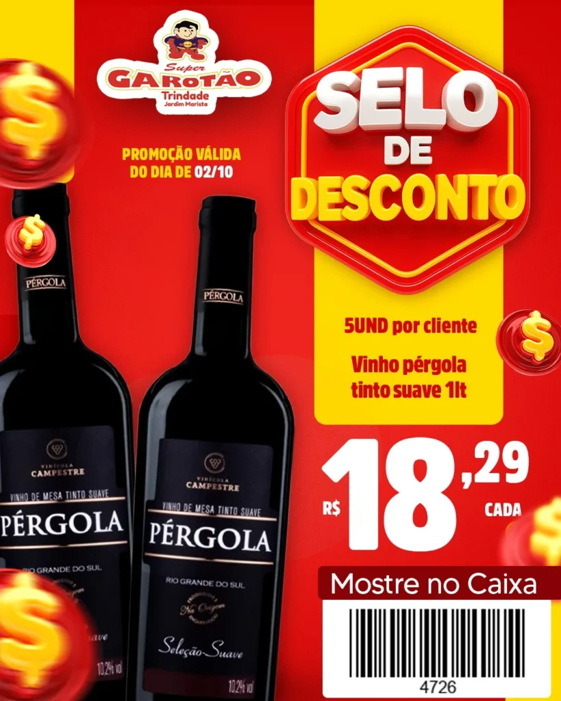 Ofertas Supermercado Garotão – 02/10/2026