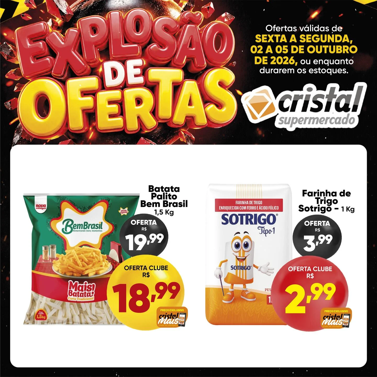 Ofertas Cristal Supermercados