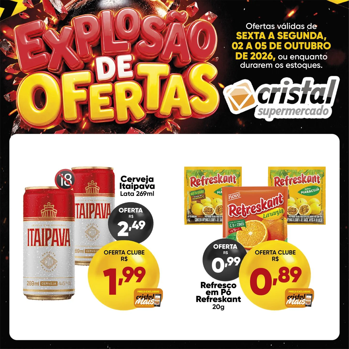 Ofertas Cristal Supermercados
