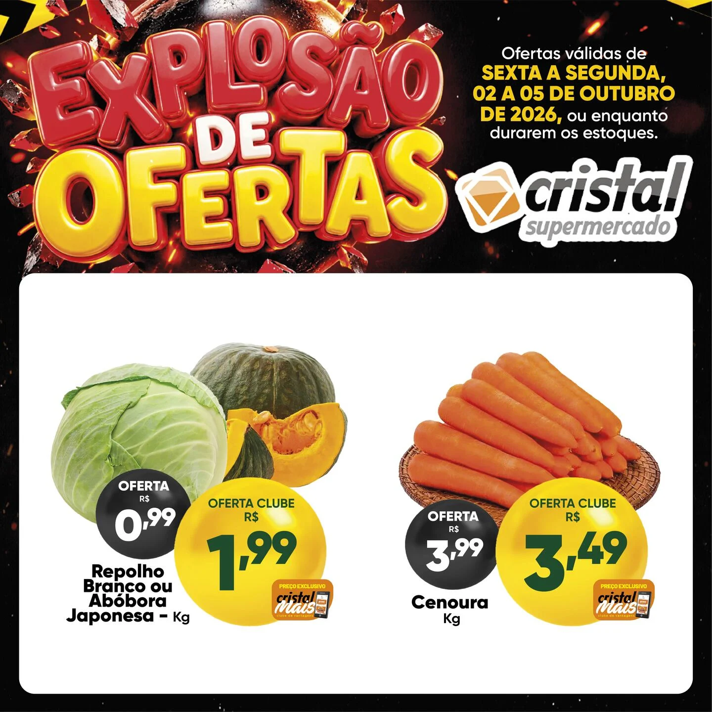 Ofertas Cristal Supermercados