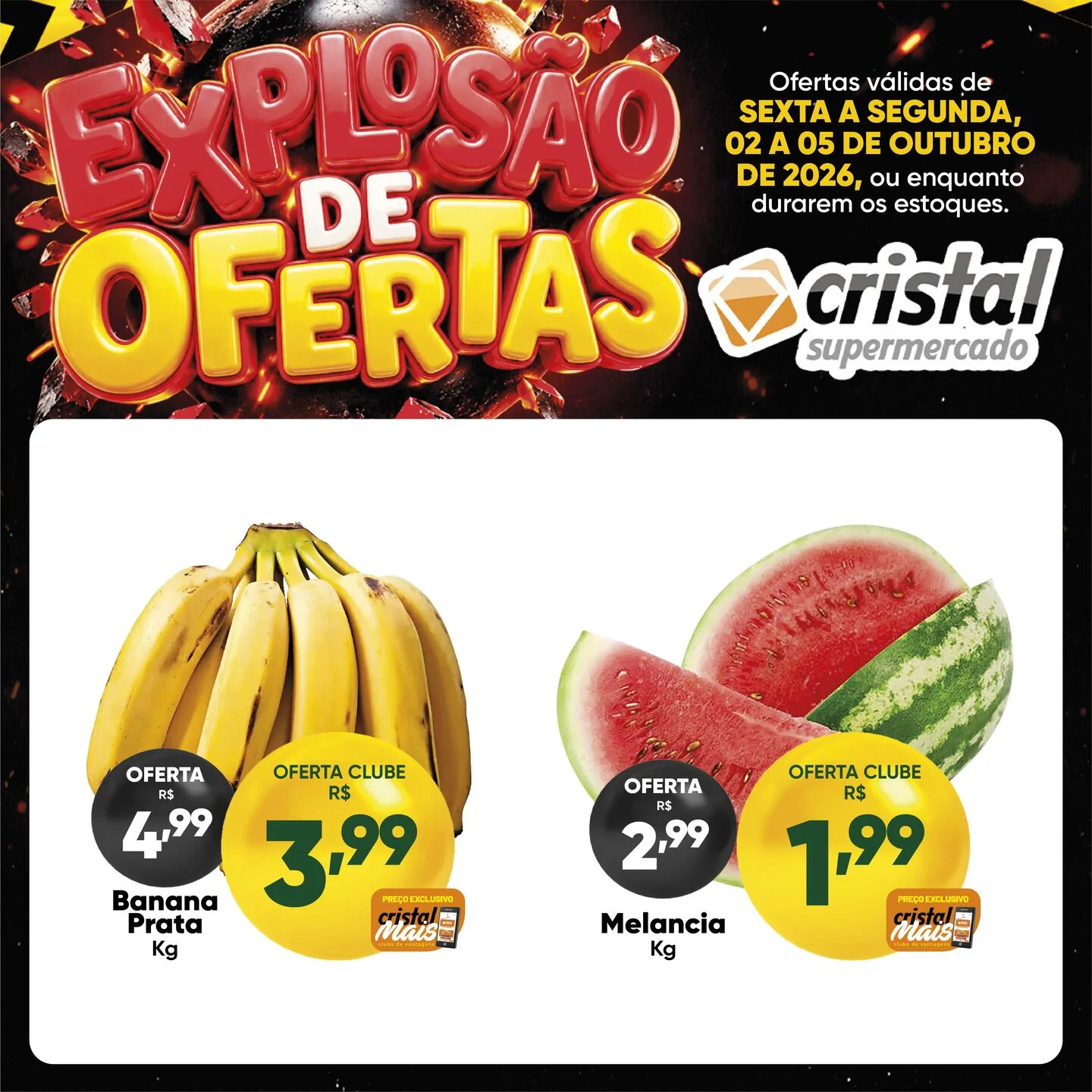 Ofertas Cristal Supermercados