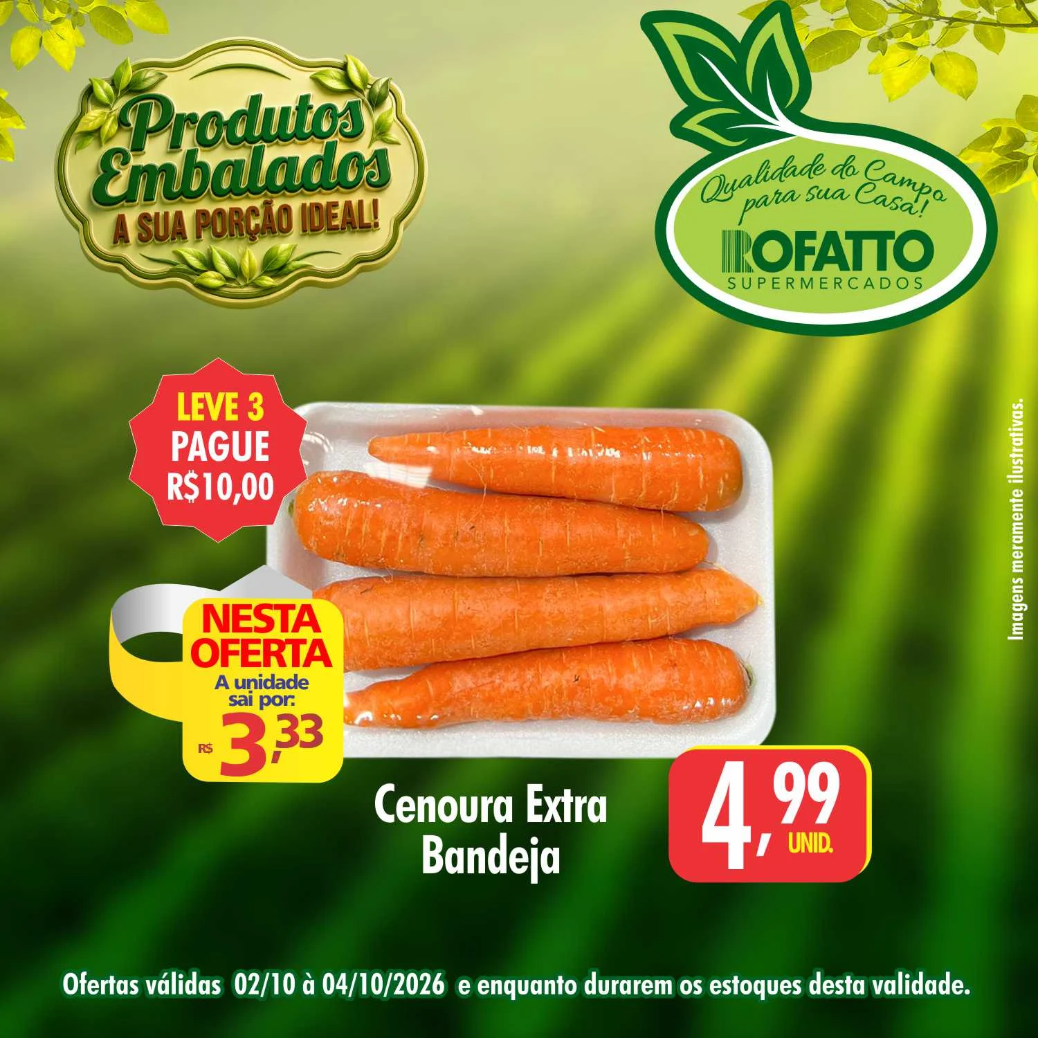 Ofertas Rofatto Supermercados – 02/10/2026
