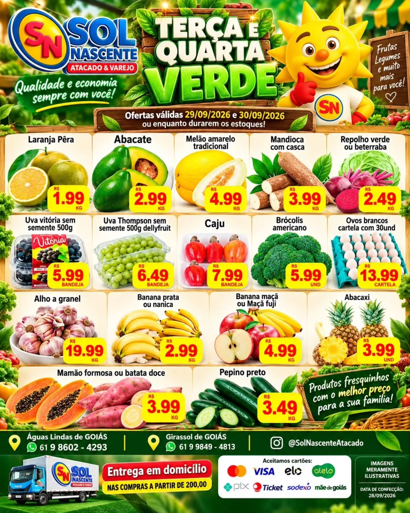 Ofertas Sol Nascente Atacado e Varejo | Supermercado – 30/09/2026