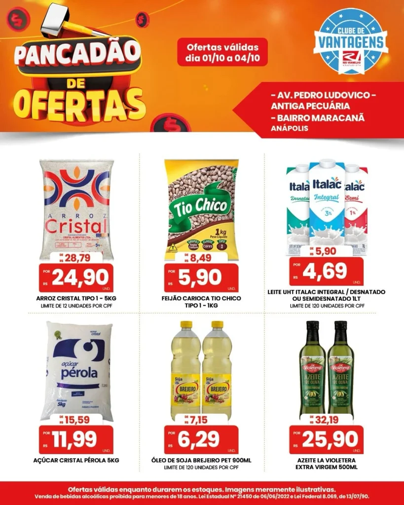Ofertas Rio Vermelho Atacadista – 04/10/2026