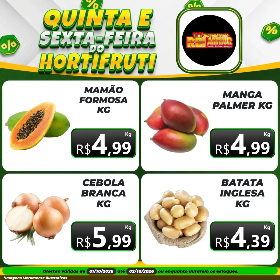 Ofertas Supermercado Rei Arthur💥