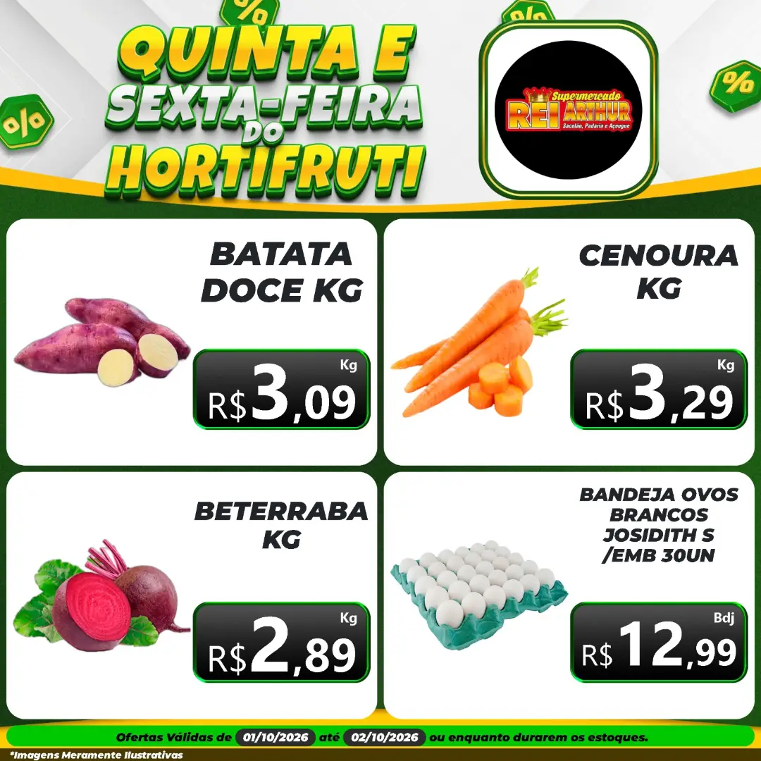 Ofertas Supermercado Rei Arthur💥