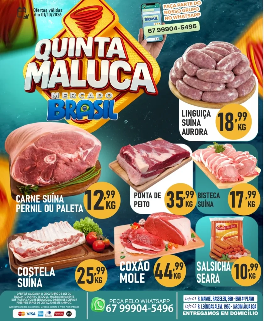 Ofertas Mercado Brasil – 02/10/2026