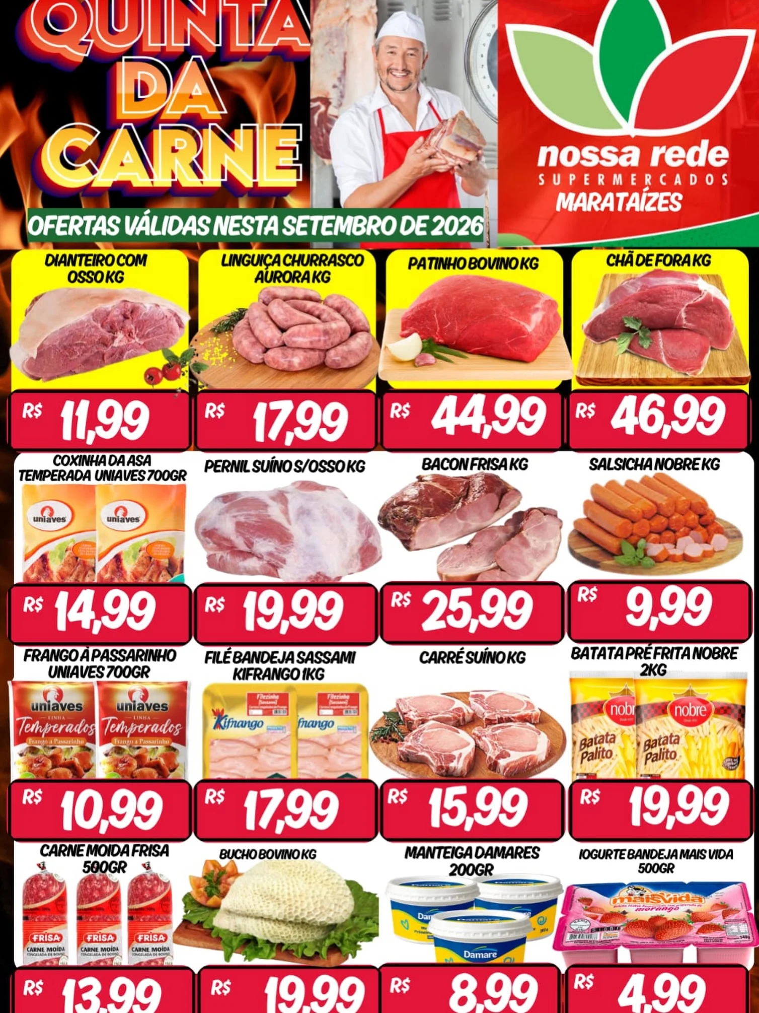 Ofertas NOSSA REDE SUPERMERCADOS | Marataízes 🛒 – 02/10/2026