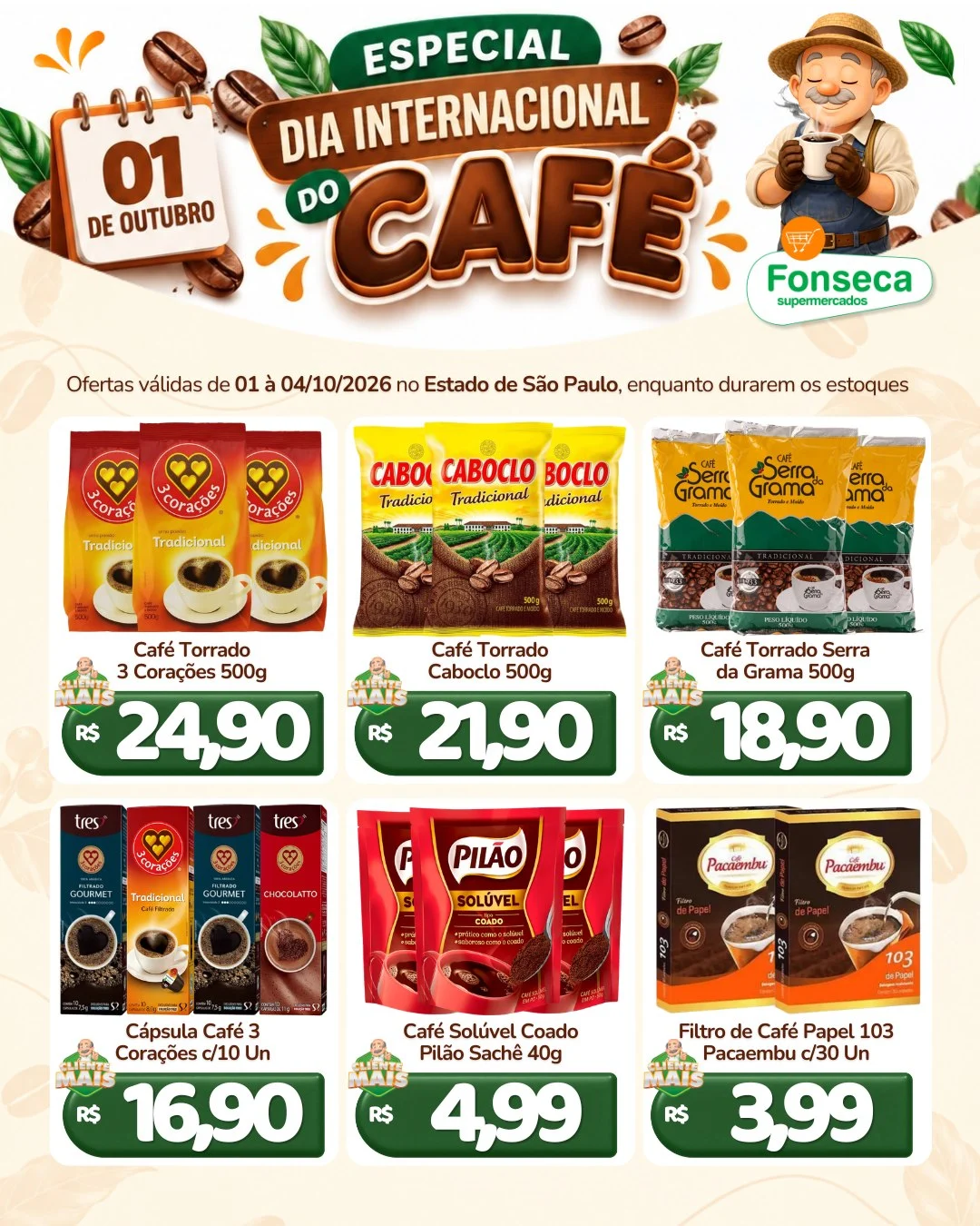 Ofertas Fonseca Supermercados – 04/10/2026