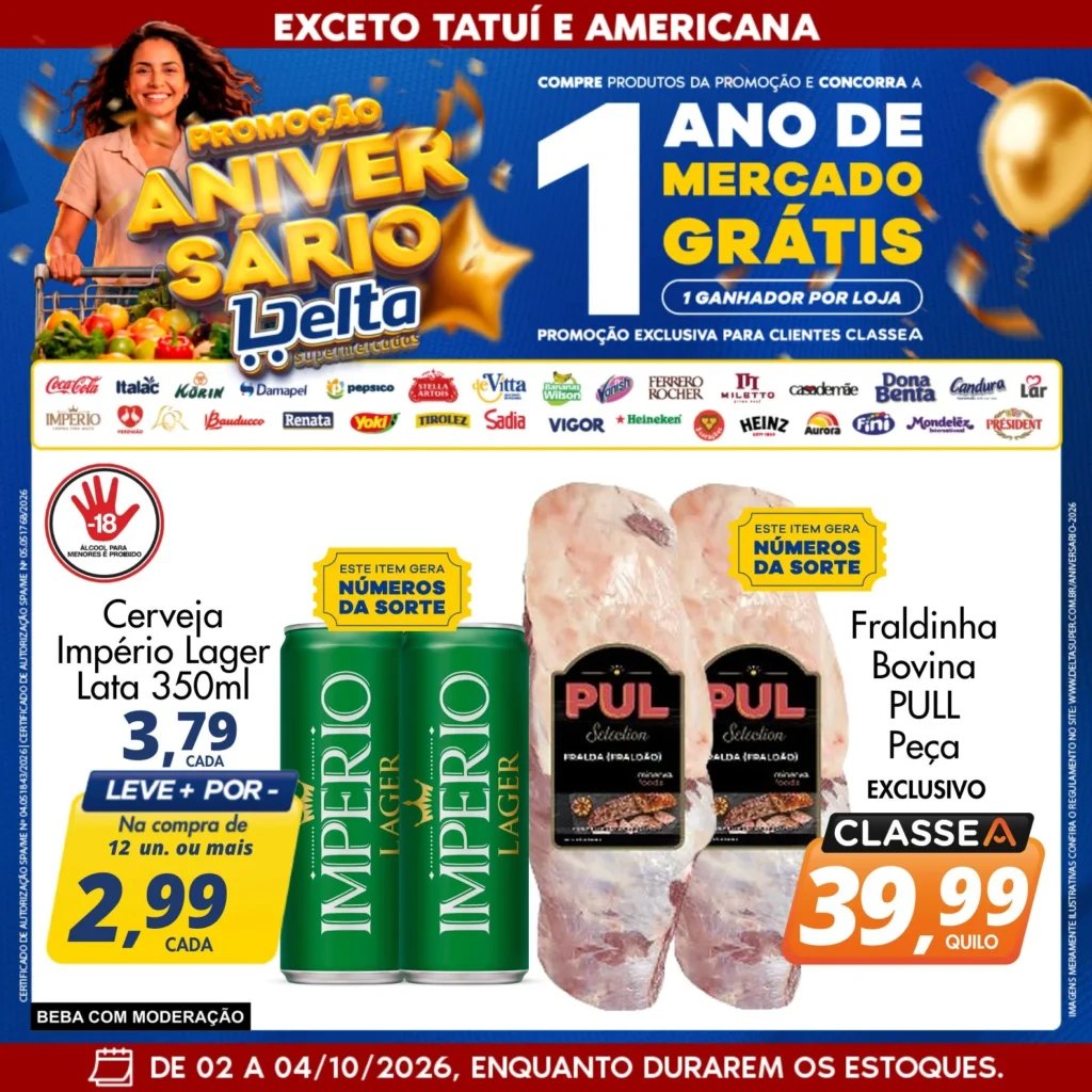 Ofertas Delta Supermercados – 04/10/2026
