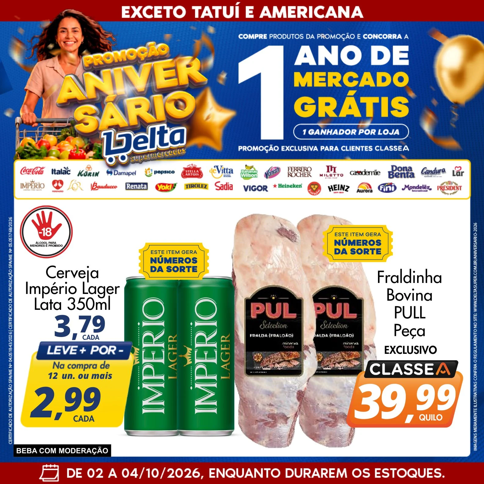 Ofertas Delta Supermercados – 04/10/2026