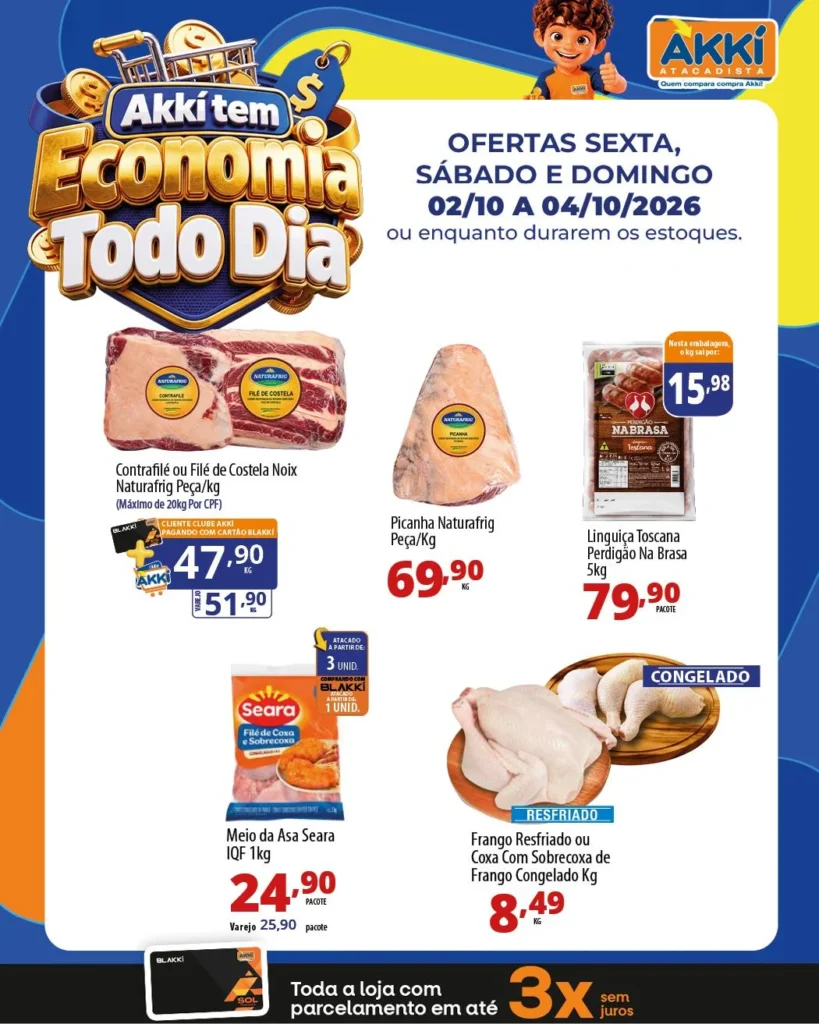 Ofertas Akkí Atacadista – 04/10/2026