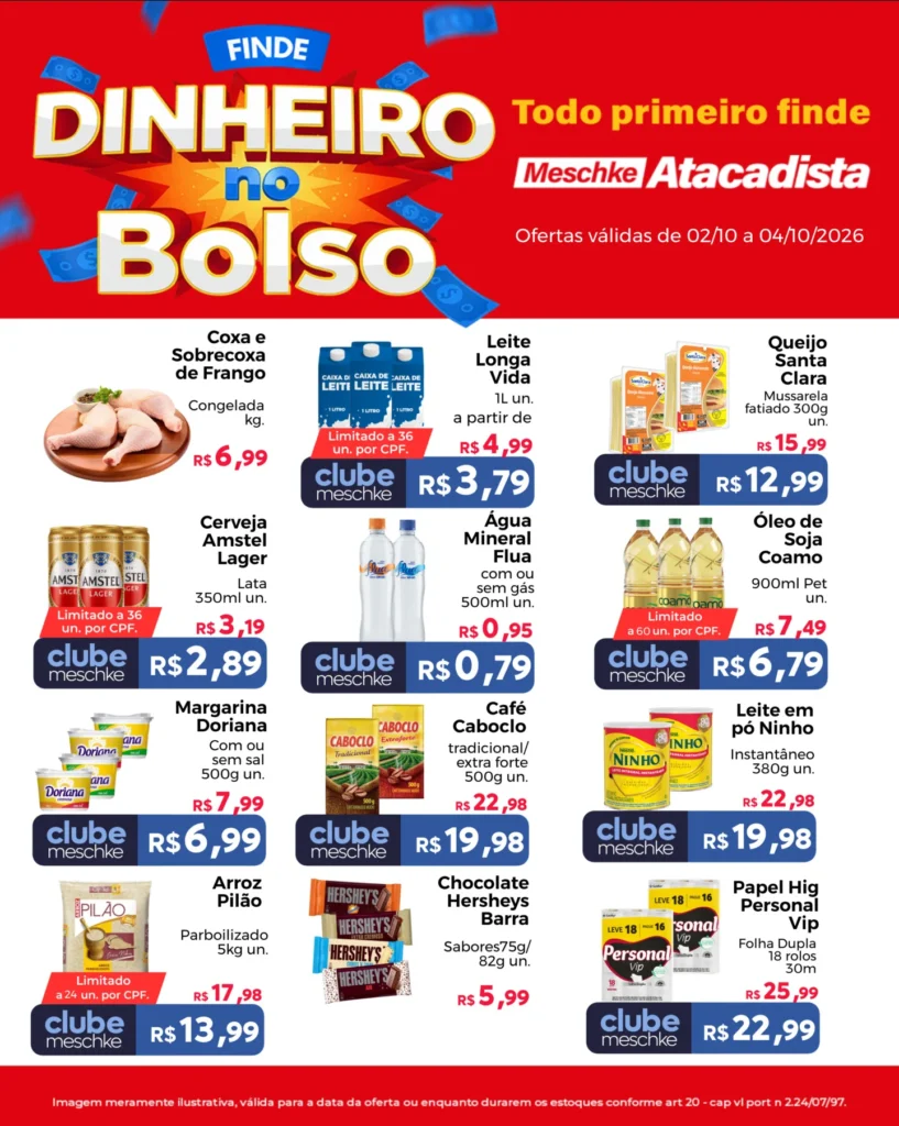 Ofertas Meschke Atacadista – 04/10/2026