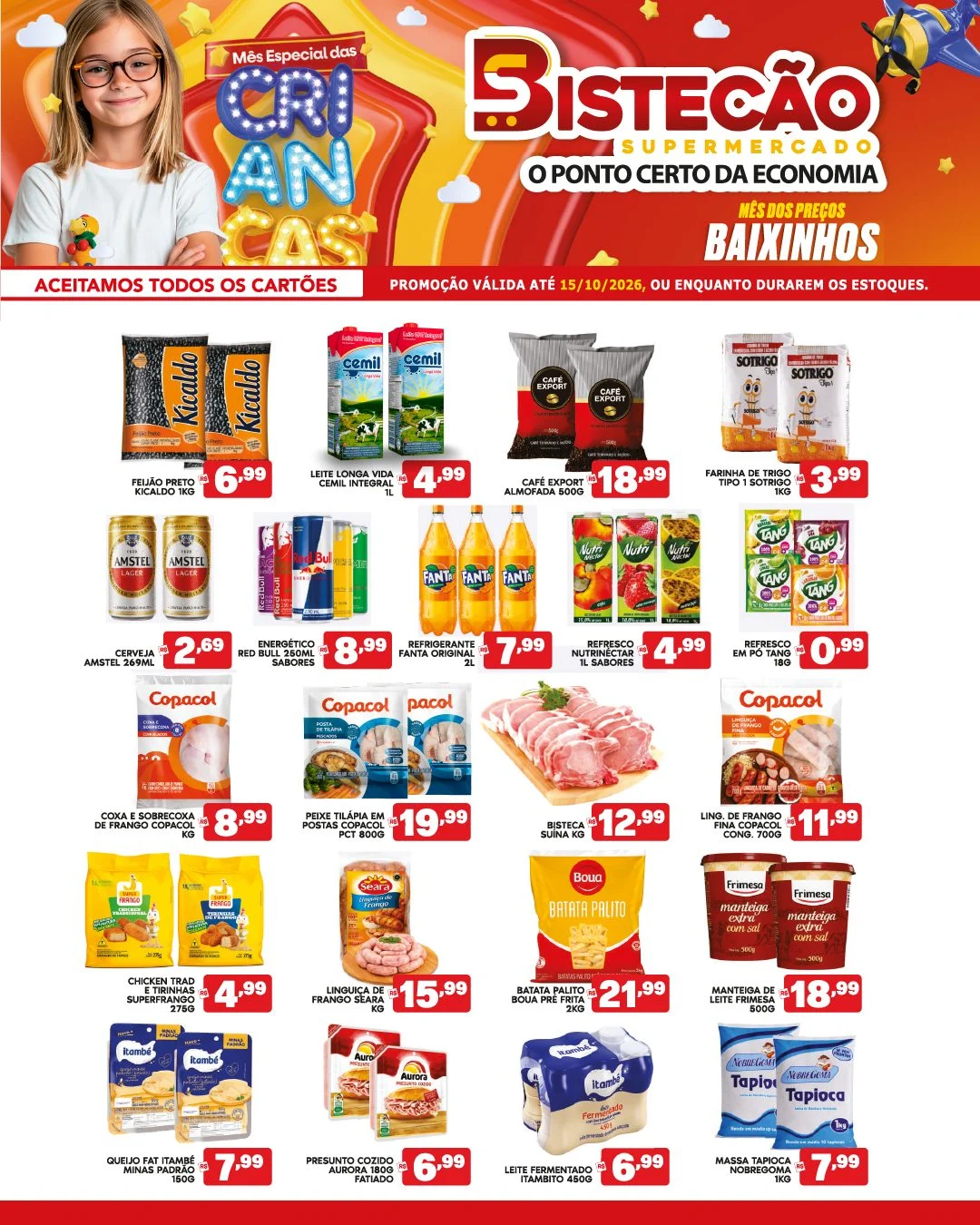 Ofertas Bistecão Supermercado – 02/10/2026