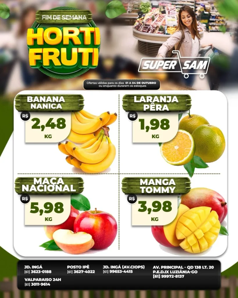Ofertas Rede Supersam – 04/10/2026