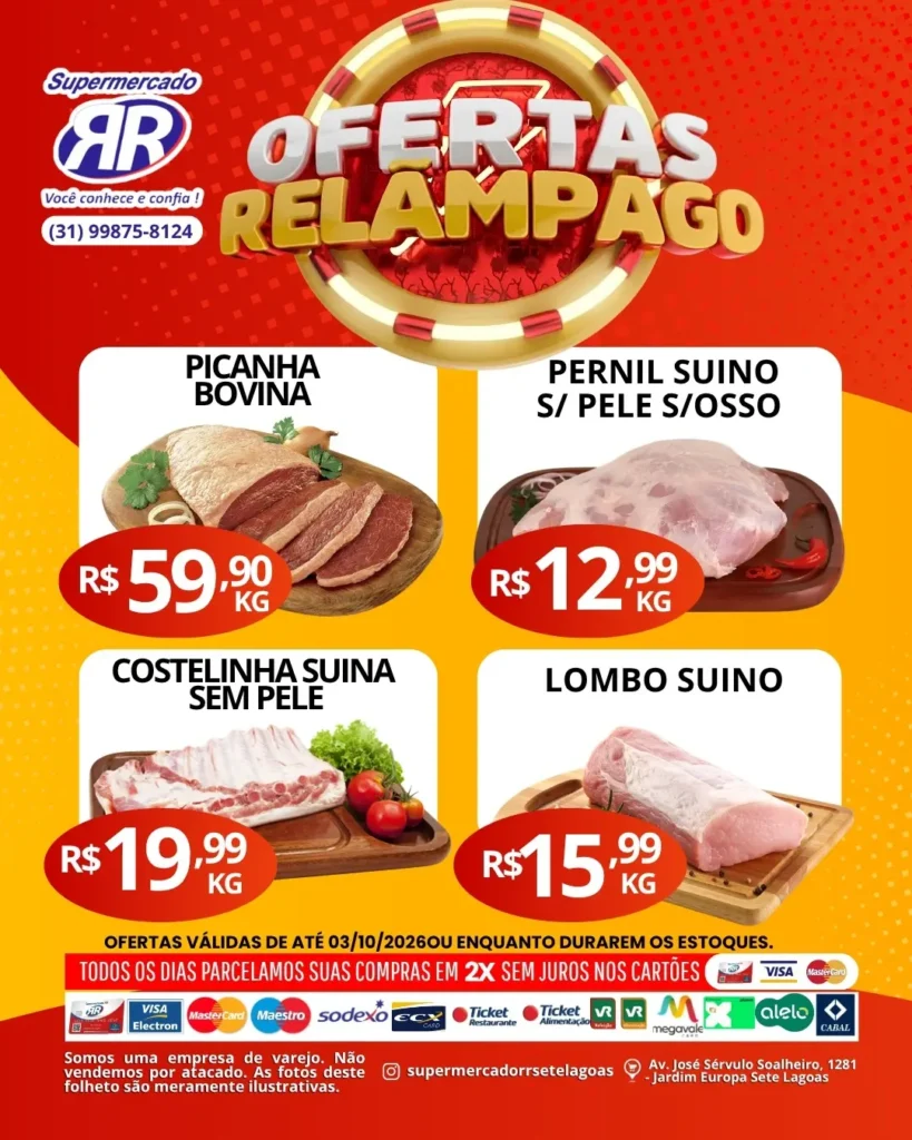 Ofertas Supermercado RR – 03/10/2026
