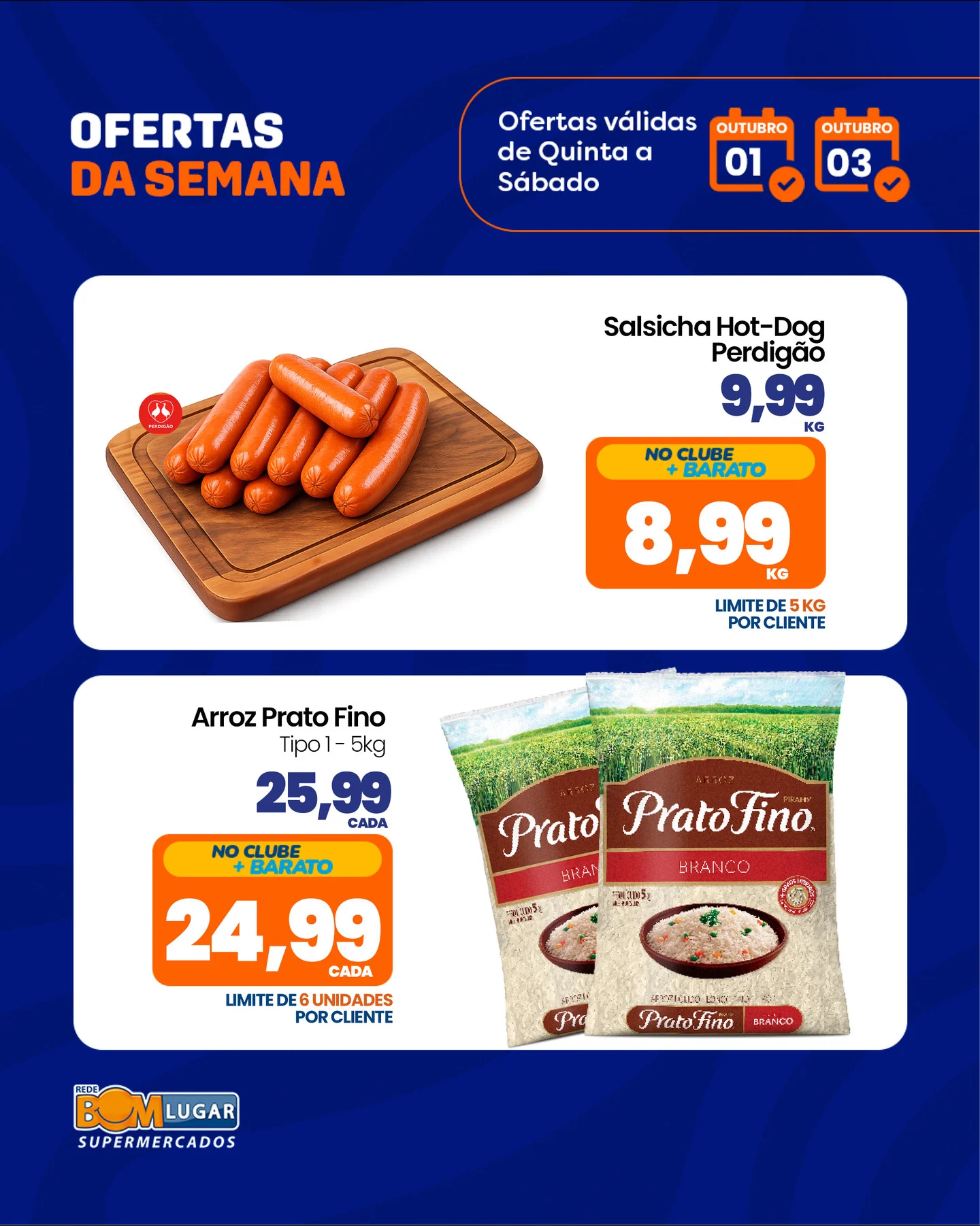Ofertas Rede Bom Lugar Supermercados – 02/10/2026
