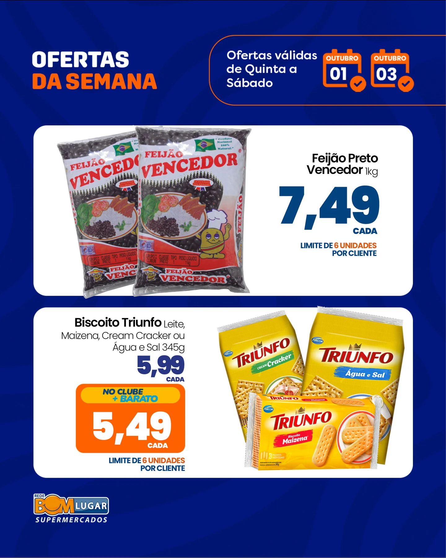 Ofertas Rede Bom Lugar Supermercados