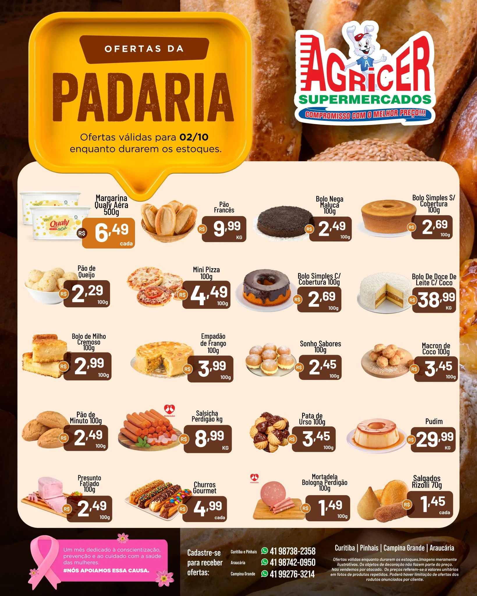 Ofertas Agricer Supermercados – 02/10/2026