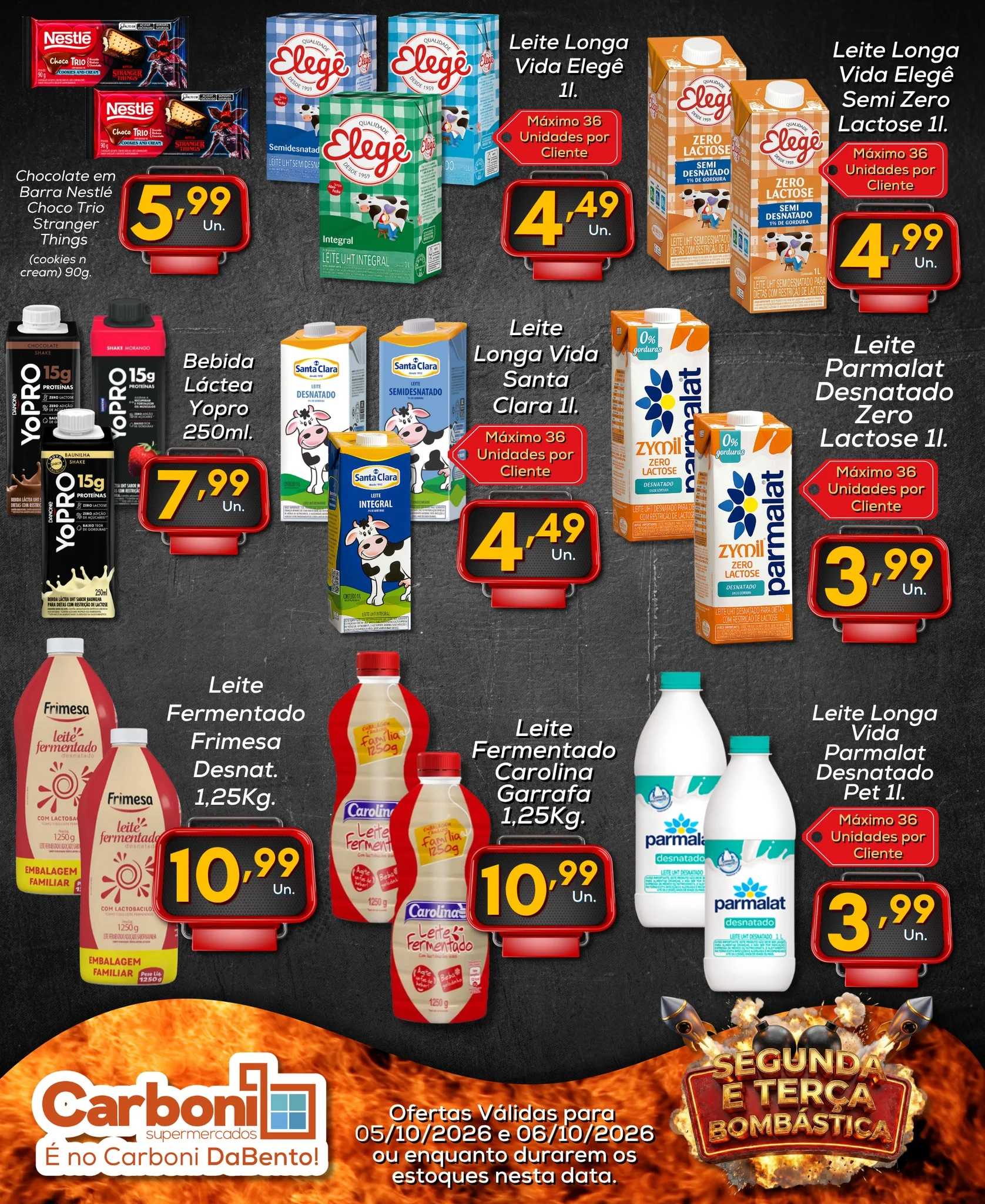 Ofertas Carboni Supermercados – 06/10/2026