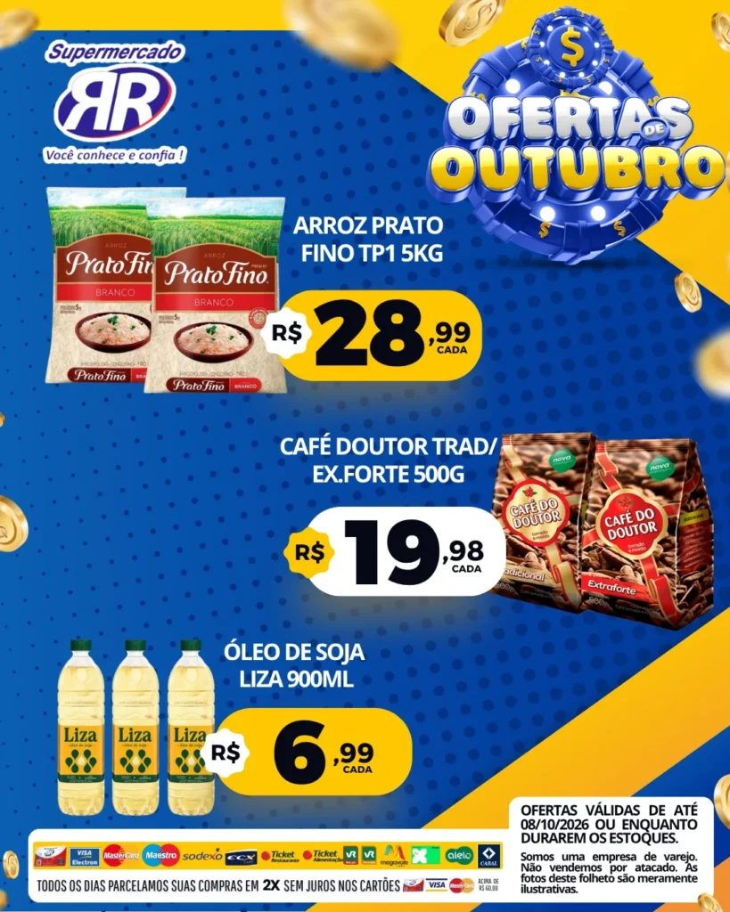 Ofertas Supermercado RR – 08/10/2026