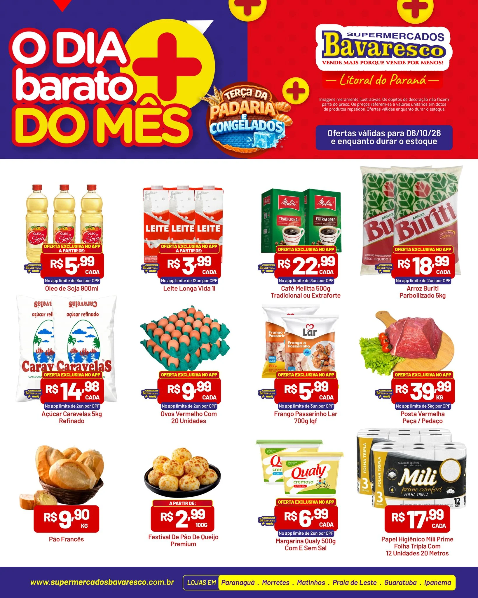 Ofertas Supermercados Bavaresco – 06/10/2026