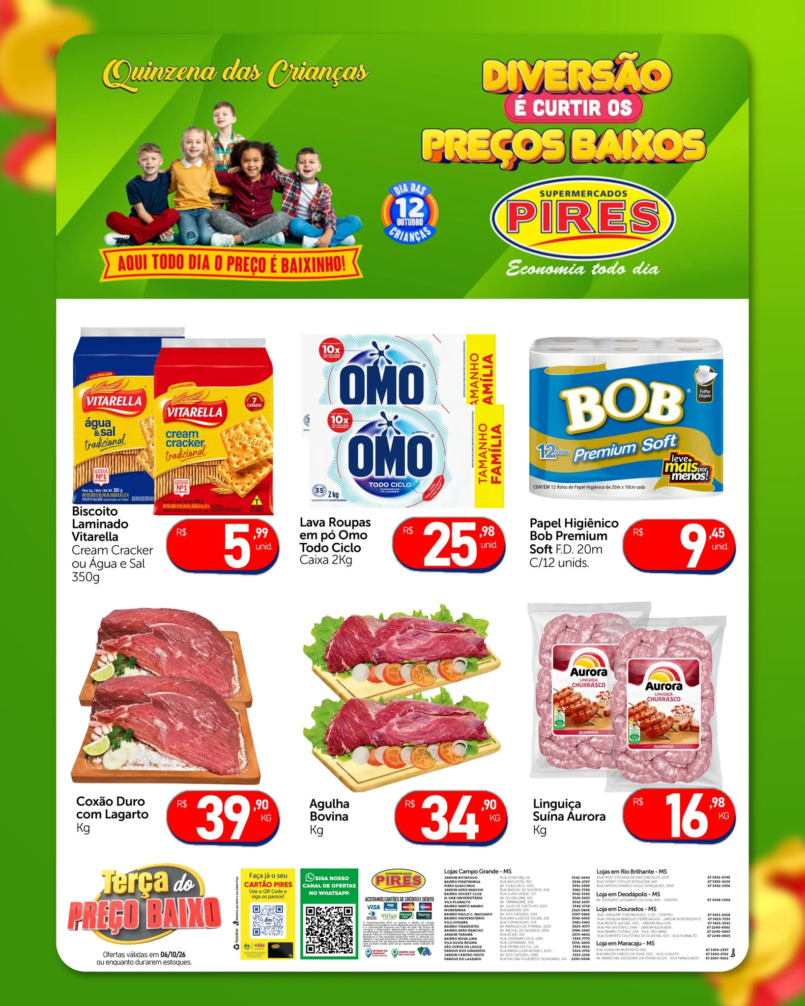 Ofertas Supermercados Pires – 06/10/2026