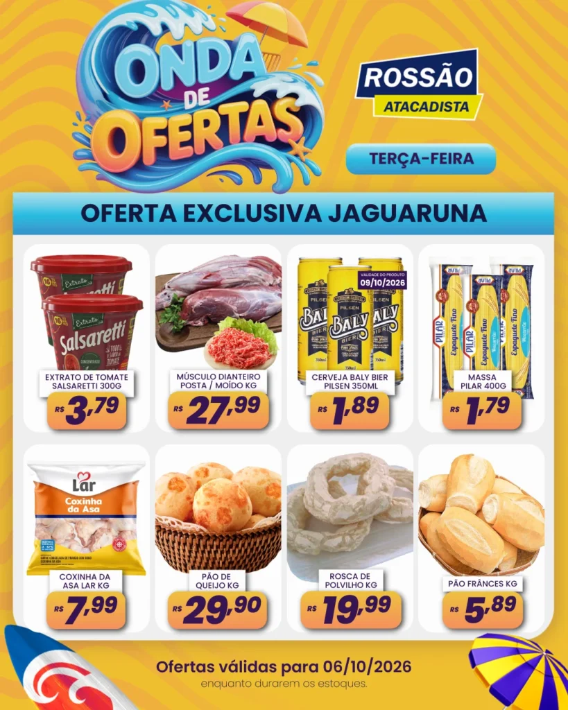 Ofertas Rossão Atacadista – 06/10/2026