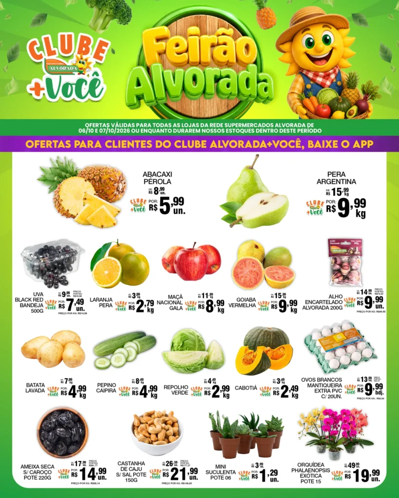 Ofertas Supermercados Alvorada – 07/10/2026