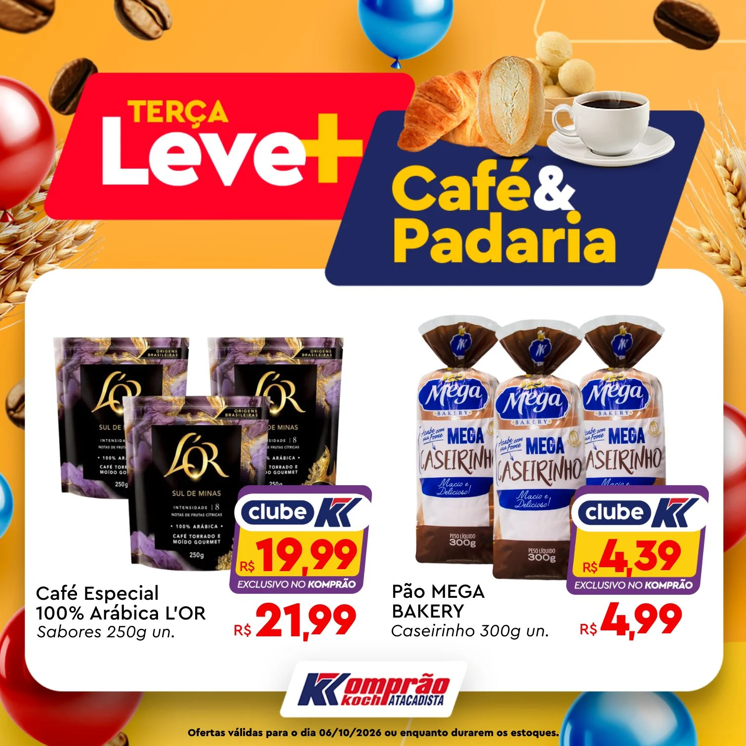 Ofertas Komprão Koch Atacadista – 06/10/2026