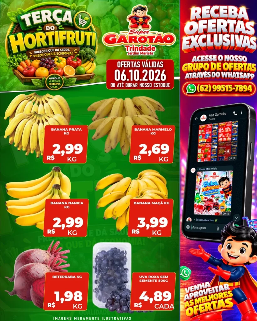 Ofertas Supermercado Garotão – 06/10/2026