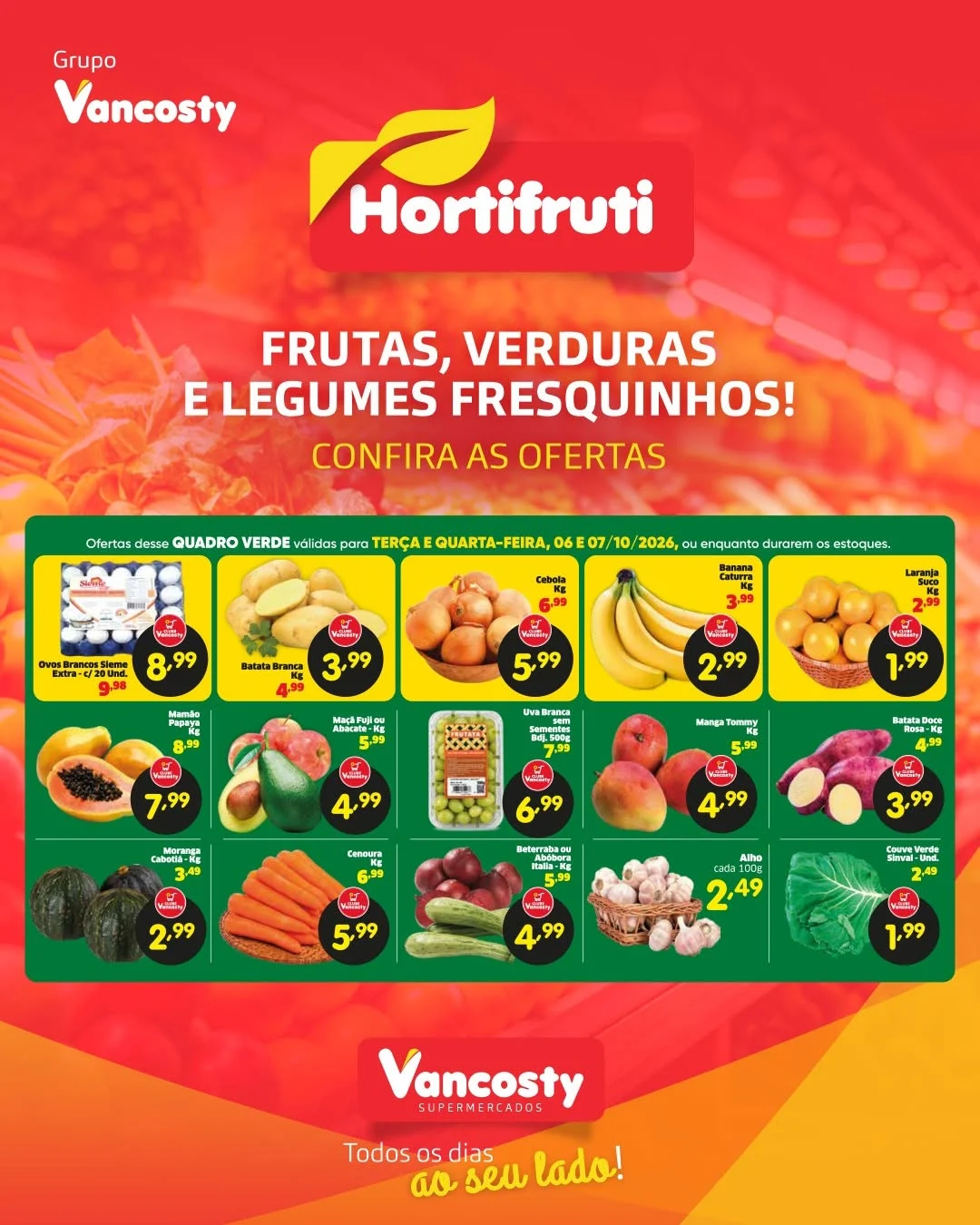 Ofertas Vancosty – 07/10/2026